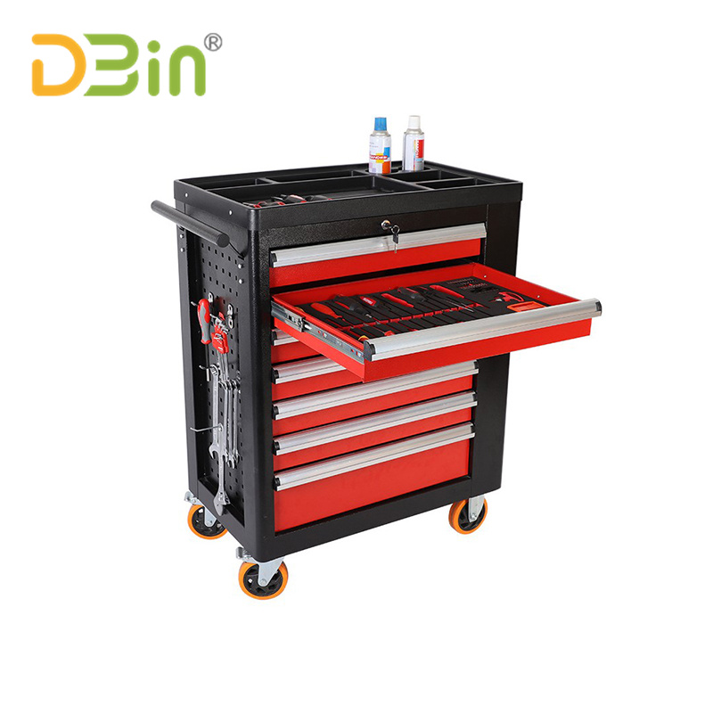 4 Drawers Tool Trolley